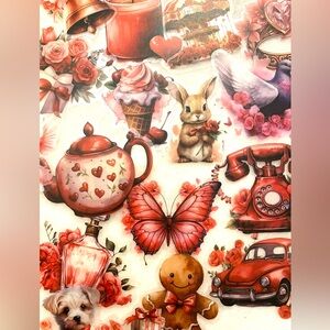 Love Themed Sticker Set | Waterproof | Special for Valentine’s Day